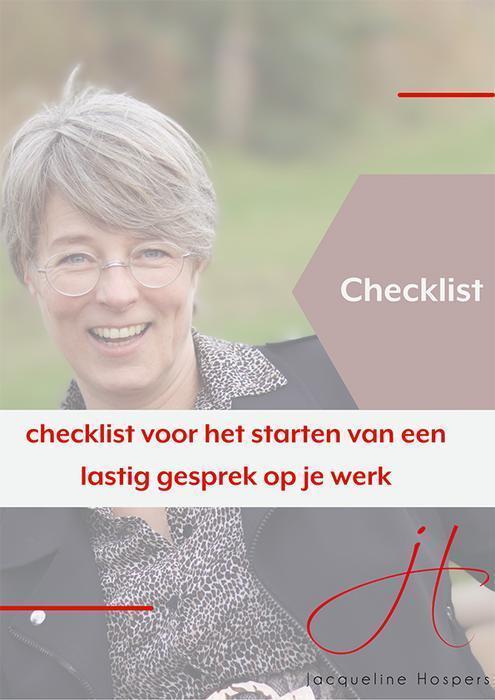 Ik wil graag de checklist